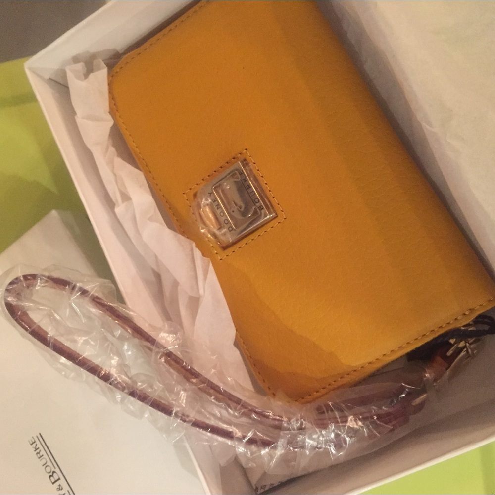 NWT Dooney & Bourke Yellow Palomino Wallet